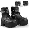 DemoniaCult - ASHES57 Platform Boots - Black Product image